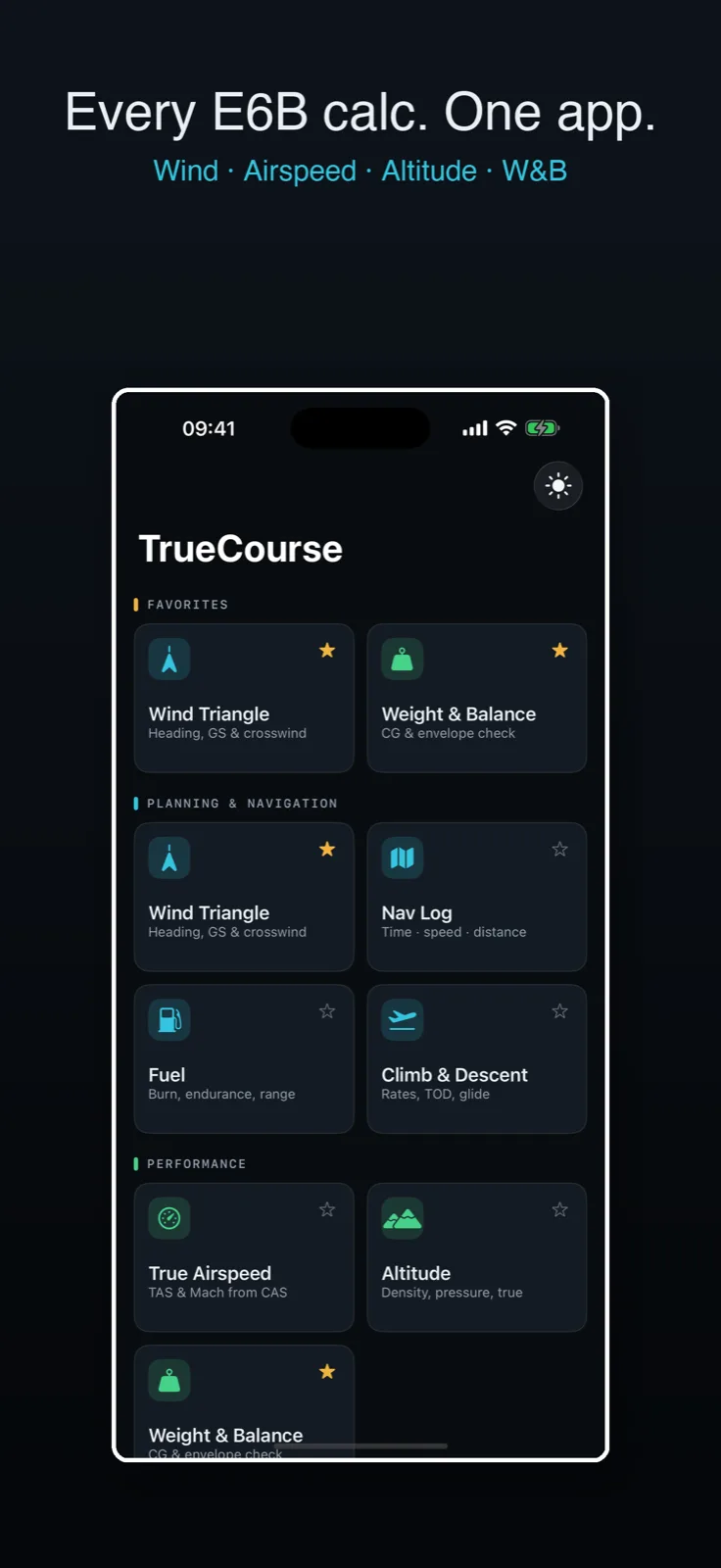 TrueCourse E6B preview